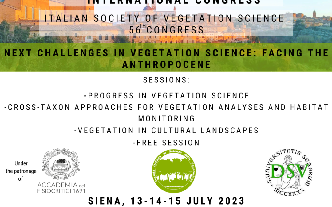 56th Congress of the Italian Society of Vegetation Science | 13 – 15 lug 2023
